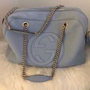 Gucci Soho Nubuck Shoulder Bag
